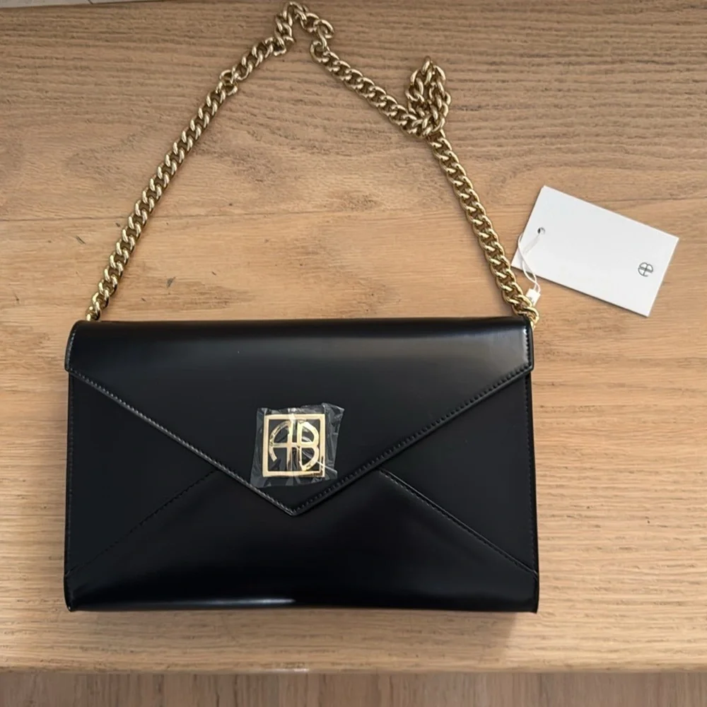 Anine Bing Elly Clutch - High-Shine Black - Picture 7 of 7